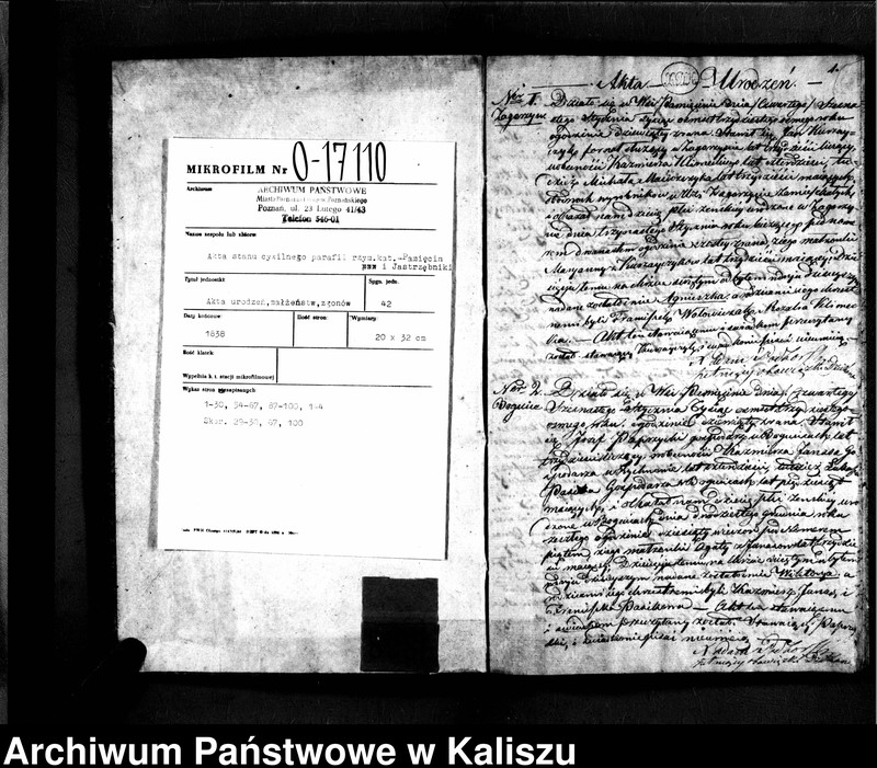 image.from.unit.number "Duplikat aktów religijno-cywilnych urodzenia, małżeństw i zejścia"