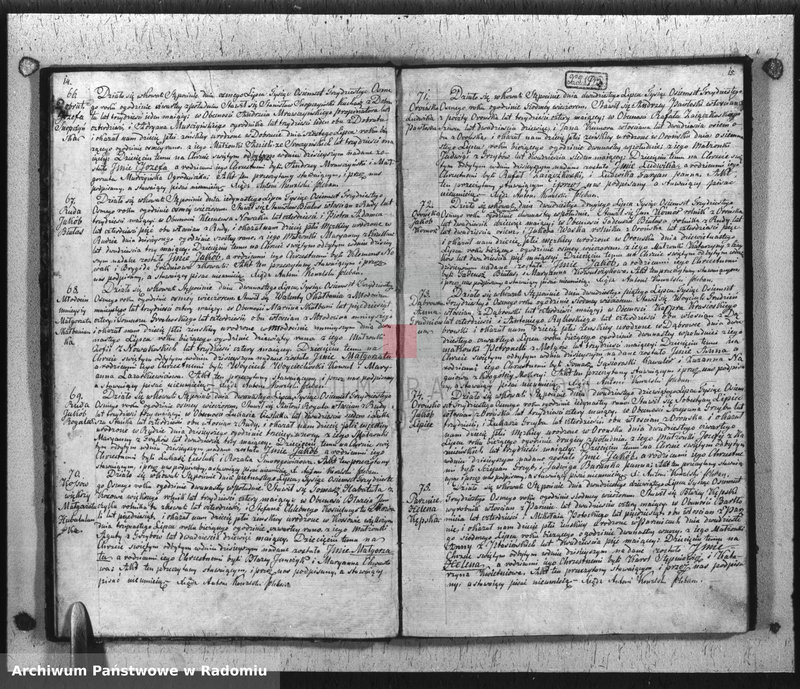 image.from.unit.number "Dupplikat Akt Religiyno- Cywilnych Urodzenia, Zaślubienia i Zeyścia parafii Kowali Stępociny Roku 1838"