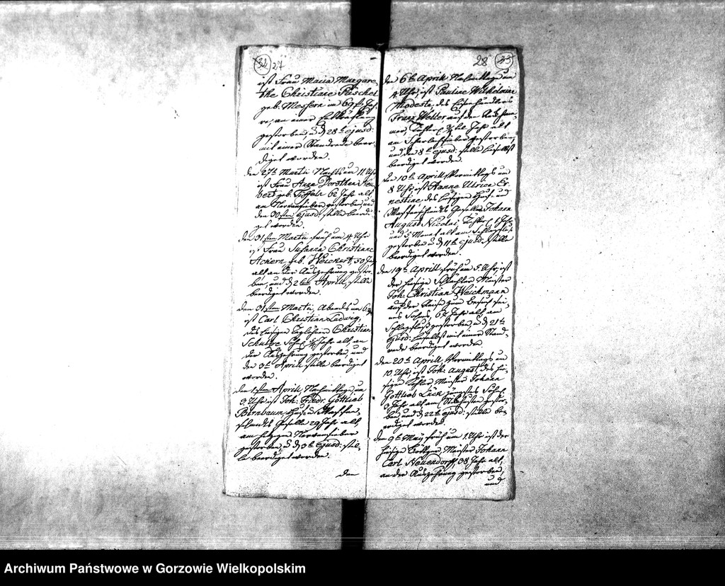 image.from.unit.number "Duplikate der Kirchenbücher von der Parochie Zanzhausen: Zanzhausen (Santoczno), Lotzen (Łośno), Rohrbruch (Rybakowo)"