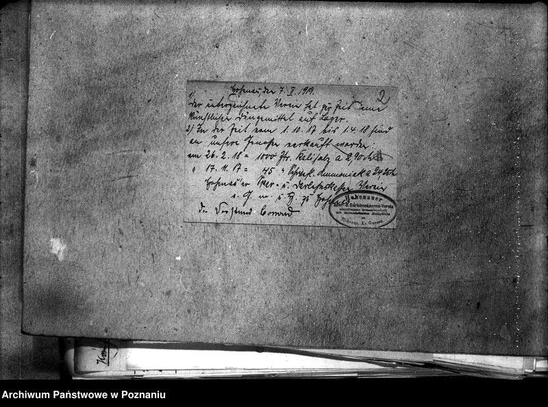 Obraz 6 z jednostki "Sztuczne nawozy zaprzedane w czasie od 1.10.17 - 1.4.1918"