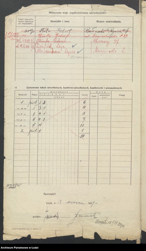 image.from.unit.number "Księga inwentarzowa nieruchomości m. Łodzi ul. Marysińska"