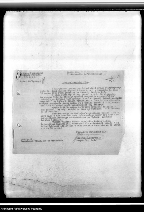 Obraz 5 z jednostki "Korespondencja Związku Strzeleckiego - sprawozdania z wycieczek i zawodów strzeleckich, sprawozdania z działalności"