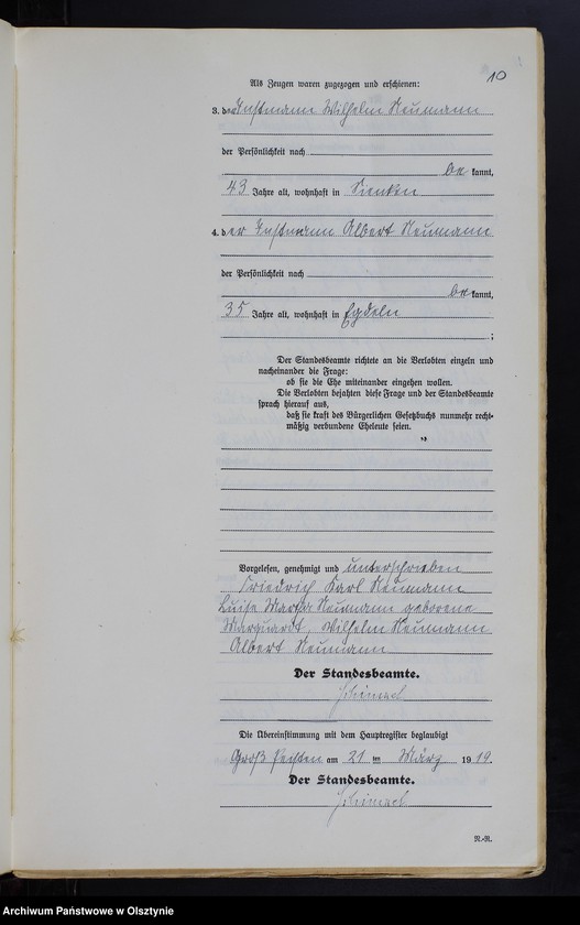 image.from.unit.number "Heiraths-Neben-Register Nr 1 - 27 [ Księga małżeństw - wtóropis ]"