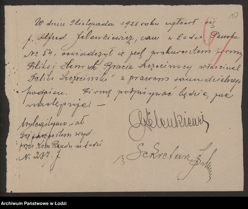 Obraz 12 z jednostki "Feliks i Henryk Bracia Szczecińscy- właściciel Feliks Szczeciński- dom ekspedycyjno-komisowy"