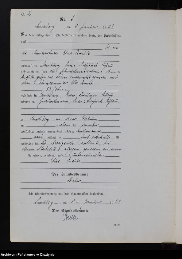 image.from.unit.number "Sterbe-Neben-Register Nr 1 - 33 [ Księga zgonów - wtóropis ]"