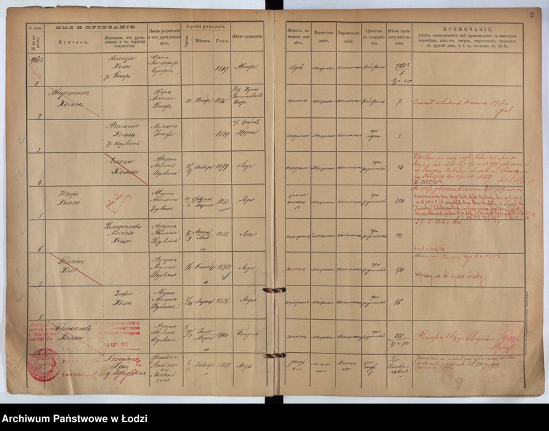 image.from.unit.number "[Księga ludności stałej m. Łodzi guberni piotrkowskiej nr domu 961z-961h]"