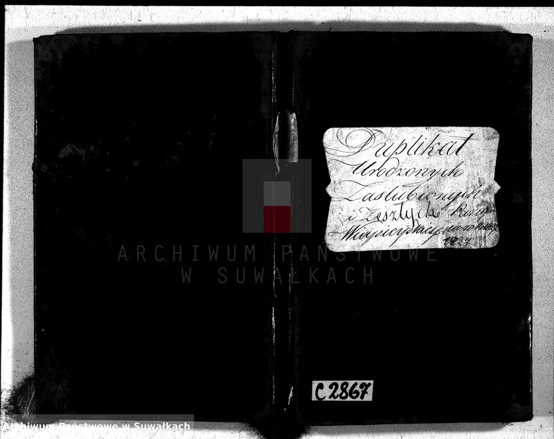 image.from.unit.number "Duplikat urodzonych, zaślubuionych i zeszłych parafii wieysieysiey na rok 1827"