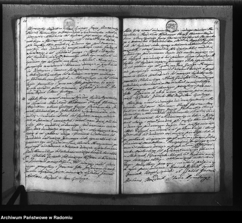 image.from.unit.number "Księga urzędnika stanu cywilnego gminy Głowaczowskiey z roku 1817"