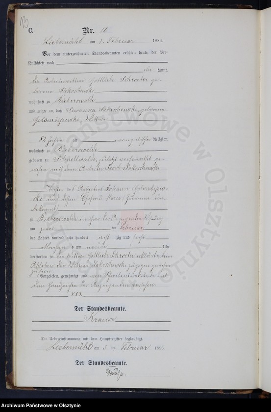 image.from.unit.number "Sterbe-Neben-Register Nr 1 - 153"