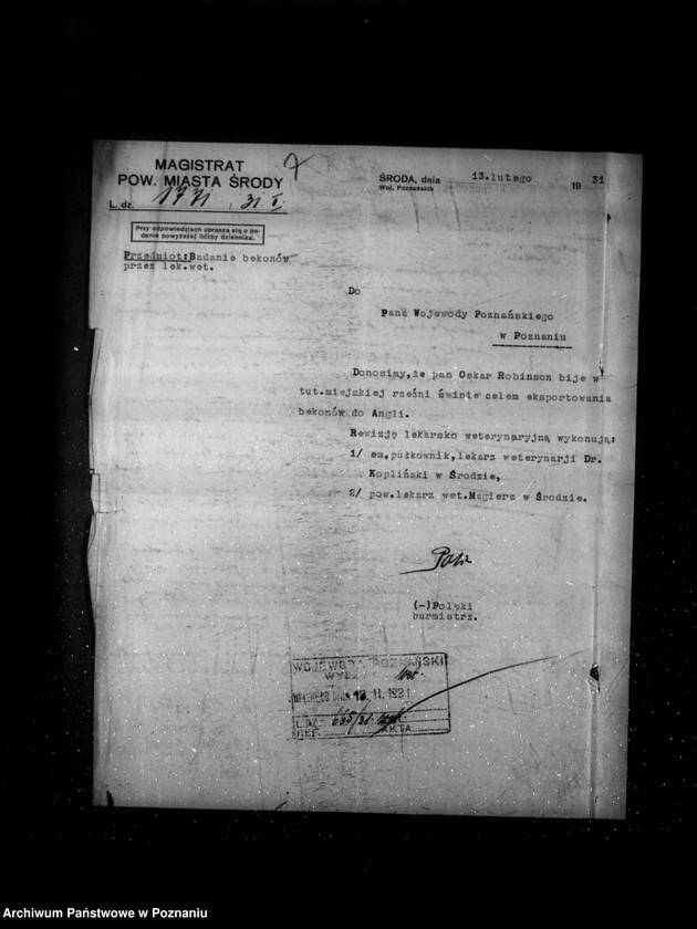 Obraz 11 z jednostki "Akta osobowe lekarza weterynarii dr. Władysława Kaplińskiego"