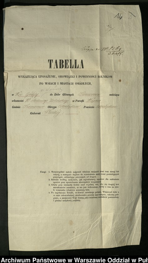 image.from.unit.number "O urządzaniu chłopów byłej rządowej wsi Gondy, gm. Komorowo wchodzącej w skład prywatnej własności tejże nazwy podlegającej ziemianinowi Antoniego Zielińskiego"