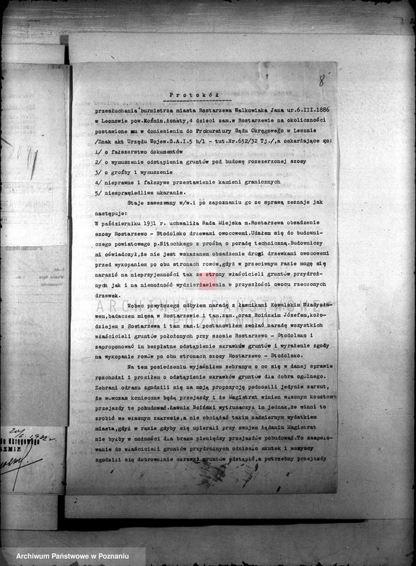 Obraz 13 z jednostki "Członkowie magistratu miasta Rostarzewa"