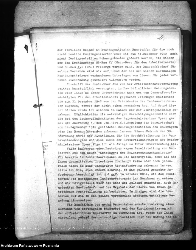 Obraz 6 z jednostki "Przydział materiałów budowlanych na potrzeby komisarza Rzeszy do spraw budowlanych"