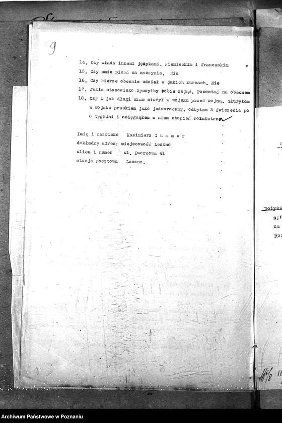 Obraz 13 z jednostki "Pow. lekarz Weterynaryjny Leszno"