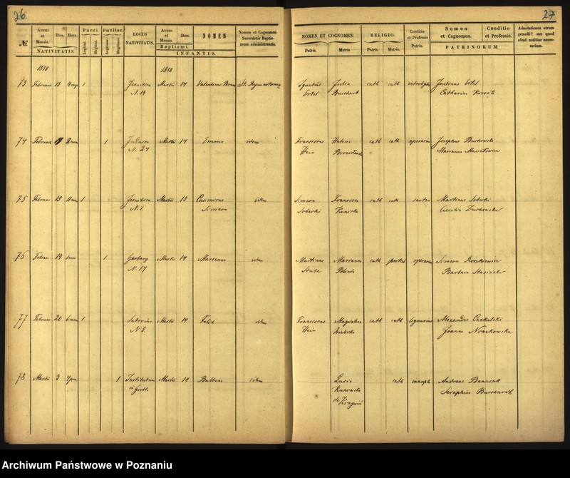 Obraz 16 z jednostki "Księga urodzin"