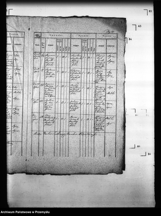 Obraz 12 z jednostki "[Kopie ksiąg metrykalnych parafii Rozdżałów z filią Korczyn (dekanat Tartaków)]"