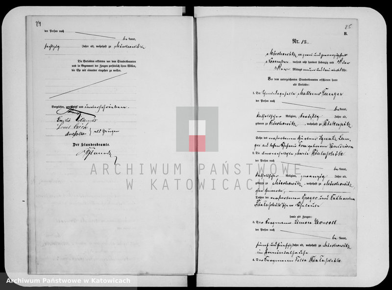 image.from.unit.number "Księga małżeństw za rok 1874 [nr 1 - 13]"