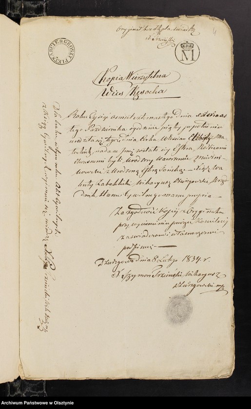 image.from.unit.number "Annexa z Parafii Janowieckiey z Roku 1834"