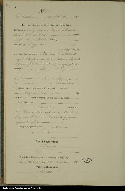 image.from.team "Urząd Stanu Cywilnego w Chojniku pow. morąski"