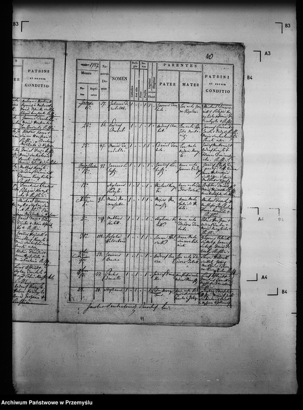 Obraz 14 z jednostki "[Kopie ksiąg metrykalnych parafii Wysowa z filią Blechnarka (dekanat Gorlice)]"