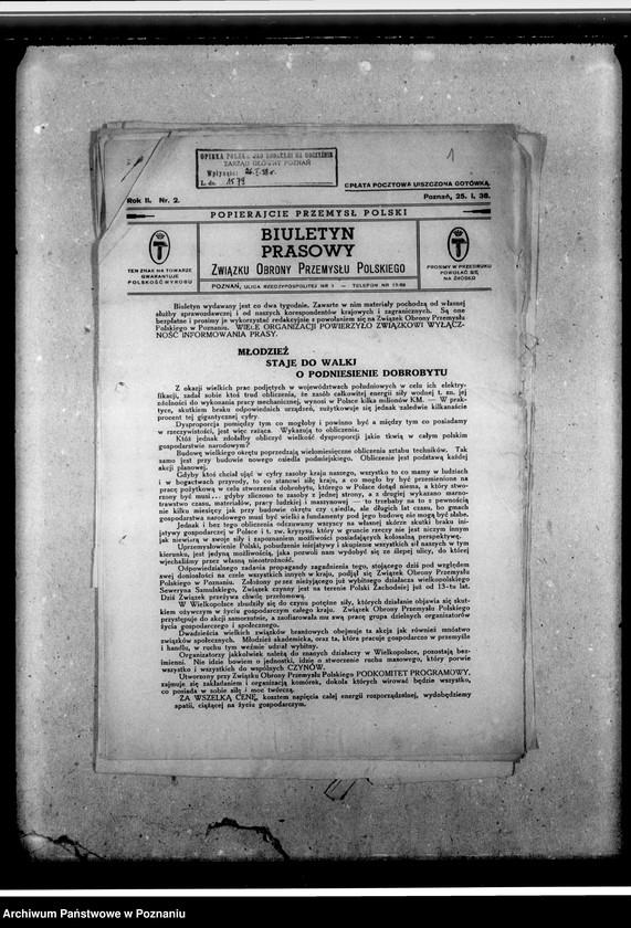 Obraz 4 z jednostki "Biuletyn prasowy"