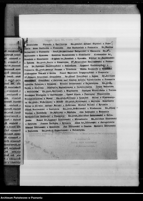 Obraz 11 z jednostki "Potwierdzenie otrzymanych składek pieniężnych na fundusz Kościuszkowski i inne komunikaty związane z funduszem [Wycinki prasowe]"