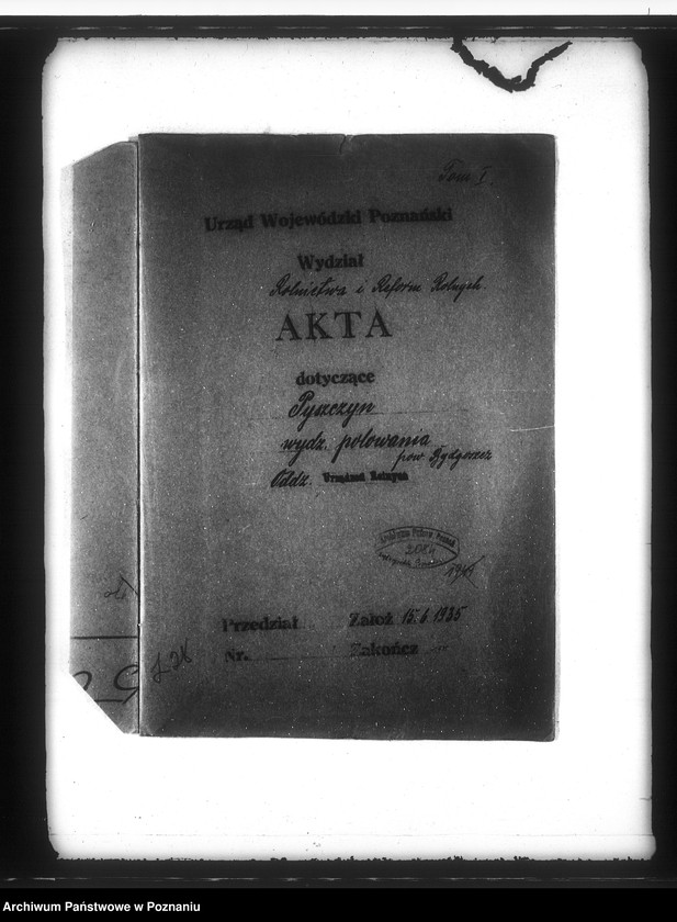 Obraz 4 z jednostki "Majętność Pyszczyn powiatu bydgoskiego wydzierżawienie polowania"