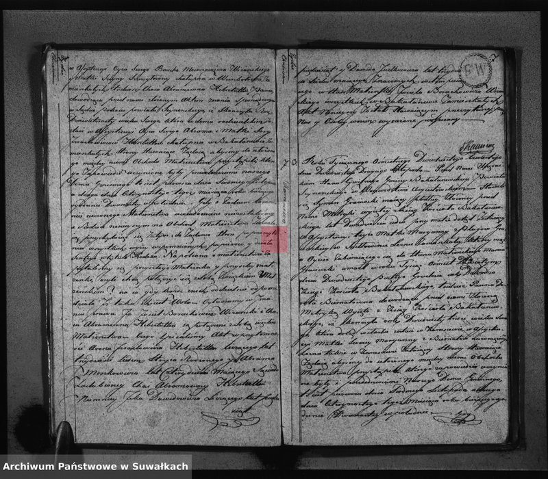 Obraz 9 z jednostki "Akta Zaślubionych Urzędnika Stanu Cywilnego Gminy Bakałarzewskiey Na Rok 1824-ty"