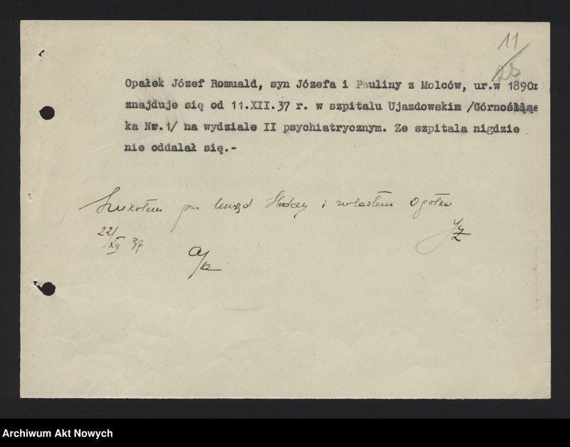 image.from.unit.number "Polecenia i interwencje instytucji państwowych i funkcjonariuszy Policji Państwowej u Komendanta Głównego. Korespondencja."