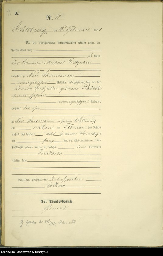 image.from.unit.number "Geburts-Haupt-Register Nr 1 - 99"