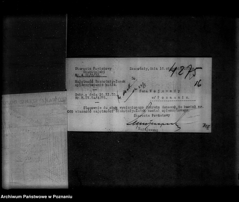 Obraz 20 z jednostki "Majętność Szamotulska własność Matuszewski nr woj. kotła 4275"