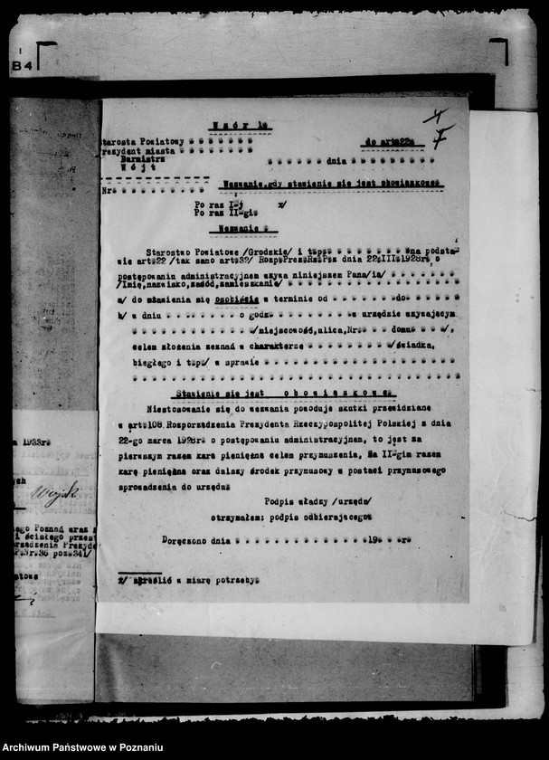 Obraz 12 z jednostki "Zbiór ogólników władz nadrzędnych"