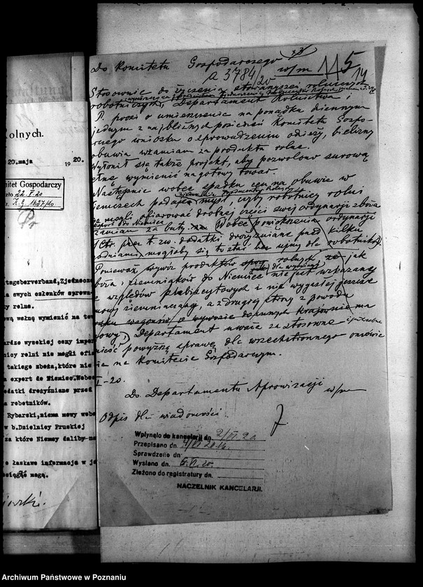 Obraz 18 z jednostki "Sprawy szczegółowo-administracyjne Odzież - obuwie"