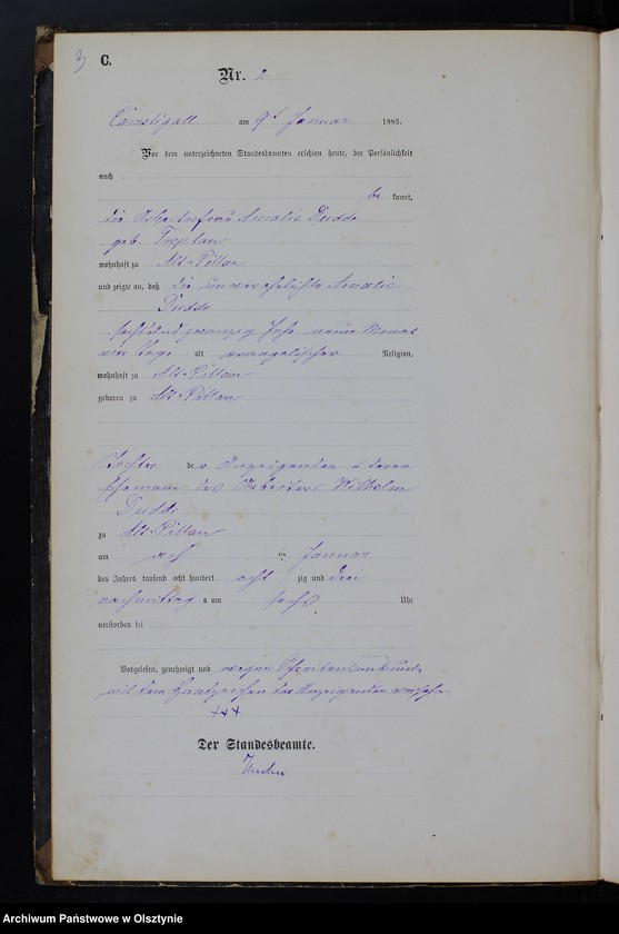 image.from.unit.number "Sterbe-Haupt-Register Nr 1 - 82"