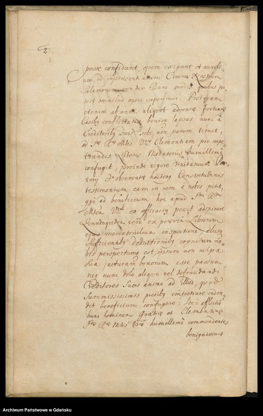 image.from.unit.number "Literae Senatus Civitatis Gedanensis de A. 1695. Literae Senatus Civitatis Gedanensis de A. 1696. Index literarum [adresatów]; w osobnym poszycie: Register der in den Missiven von 1695 u. 1696 enthaltenen vornehmsten Materien"