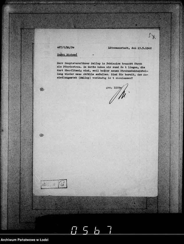 Obraz 13 z jednostki "Korrespondenz mit den Abteilungen im Hause"