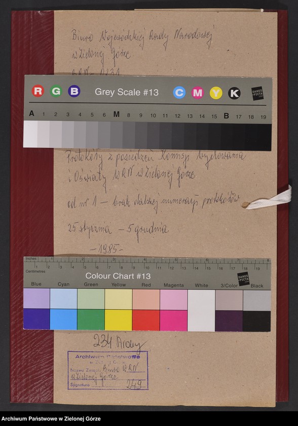 image.from.unit.number "Protokóły z posiedzeń Komisji Wychowania i Oświaty Wojewódzkiej Rady Narodowej w Zielonej Górze"