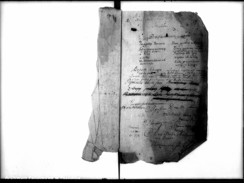 Obraz 3 z jednostki "Inscriptiones, resignationes [protocollon]"