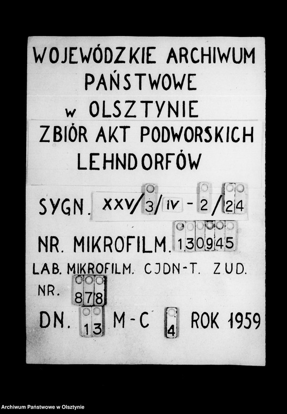 Obraz 1 z jednostki "/Tagesrapporte der verscchiedenen Formationen in Przasnitz und des I. Armee- Korps/"