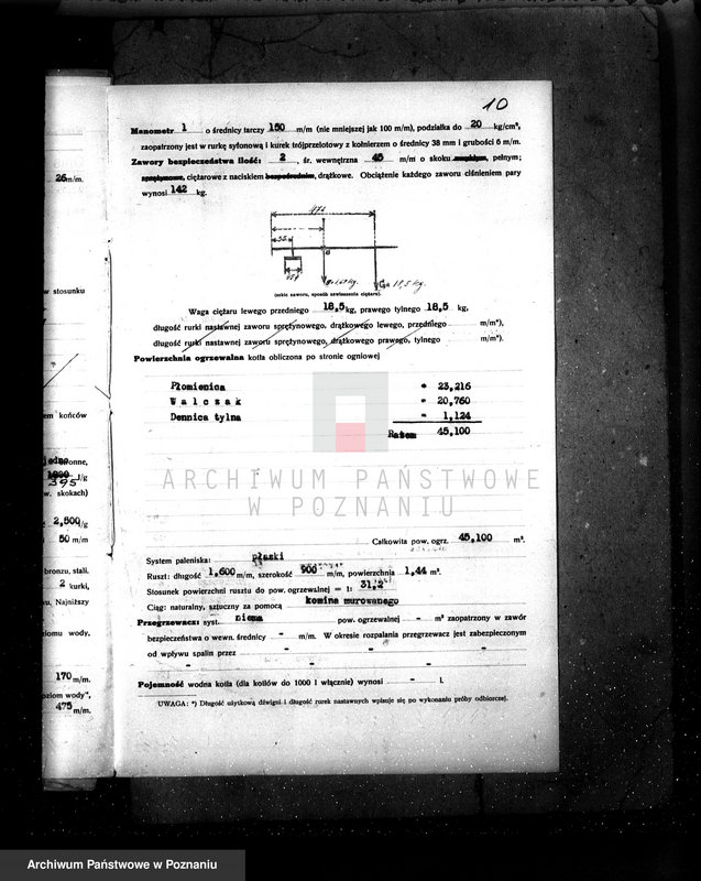 Obraz 14 z jednostki "Młyn parowy w Jarocinie pow. jarociński nr fabr. kotła 892 nr woj. kotła 6431"