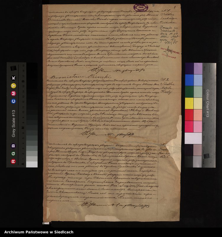 Obraz 3 z jednostki "[Akta urodzin, małżeństw i zgonów]"