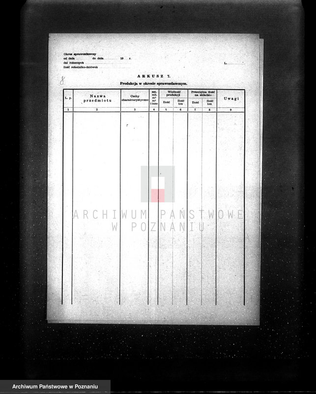 Obraz 12 z jednostki "Kwestionariusz Cegielnia Parowa w Witaszycach pow. jarociński"