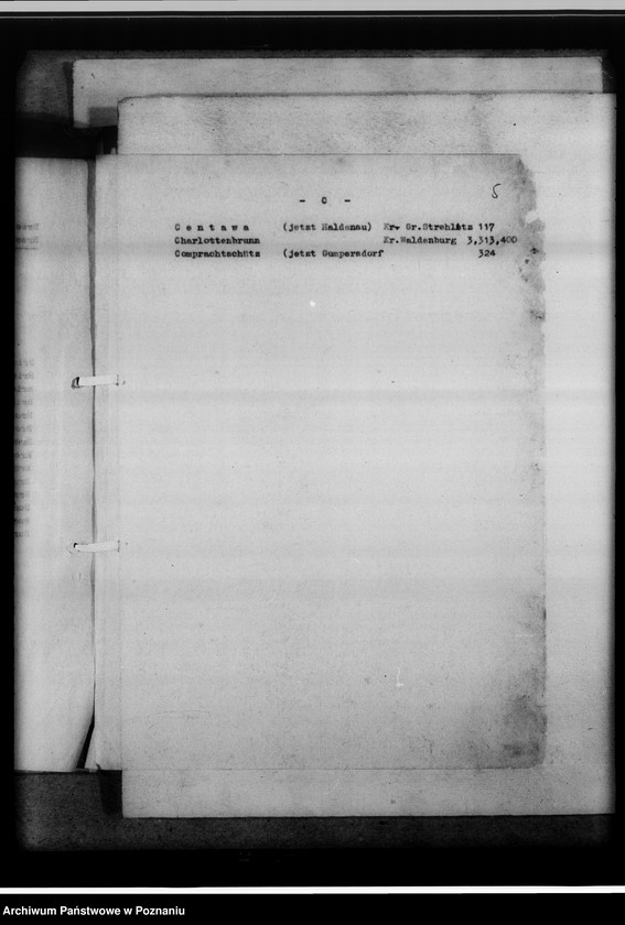 Obraz 9 z jednostki "Verzeichnis der Diözesenarchiv Breslau [Wrocław], Göpperstrasse 12 liegenden Kirchenbücher"