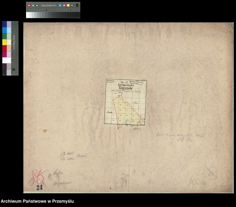 image.from.unit.number "Bojanów sammt Ortschaft Gojanów und Colonie Pietropole in Galizien"