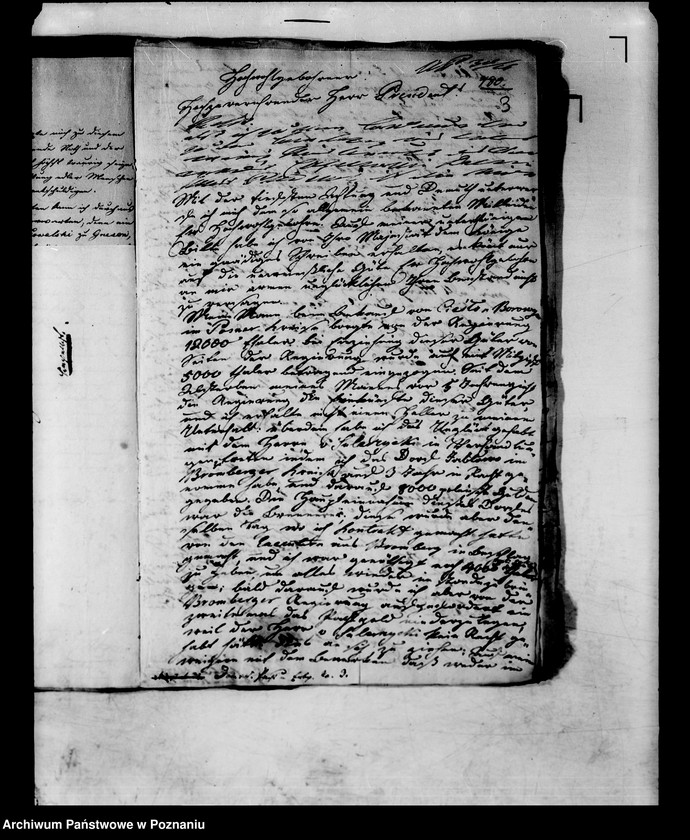 Obraz 7 z jednostki "Das Pensionsgesuch der Witwe Sophie von Zołtowska geborene Kowalska."