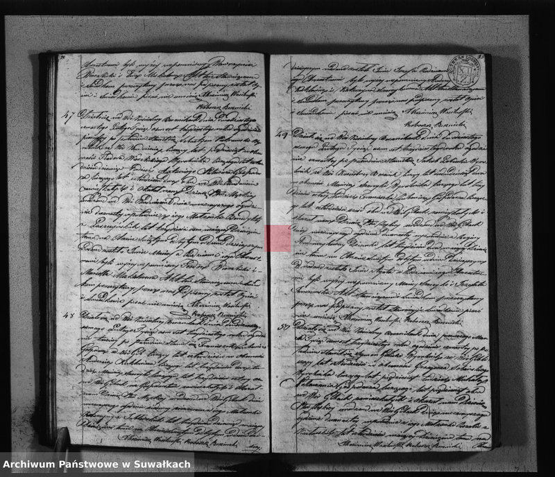 image.from.unit.number "Duplikat Aktów Stanu Cywilnego - Urodzonych, Zaślubionych i Zeszłych Katolików w Parafij Berznickiej z roku 1830"