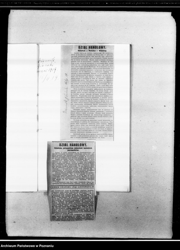 image.from.unit.number "Sprawa wolnego miasta Gdańska [wycinki prasowe z "Dziennika Gdańskiego"]"