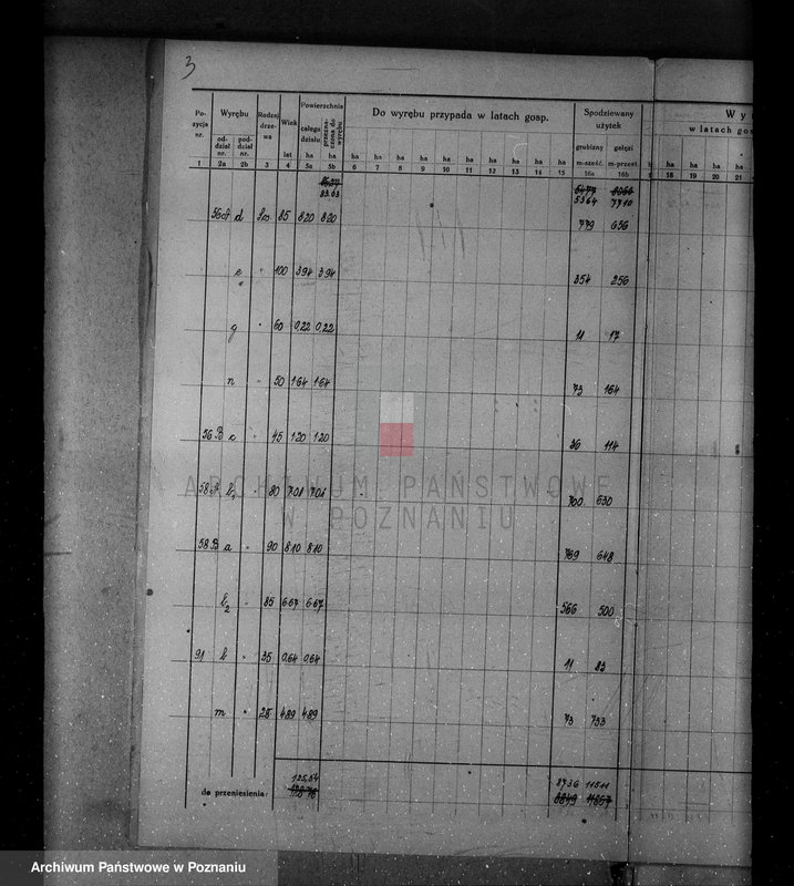 Obraz 9 z jednostki "/Nadzór nad gospodarką leśną w majątku Krucz-Goraj w powiecie czarnkowskim Nadleśnictwo Goraj/"