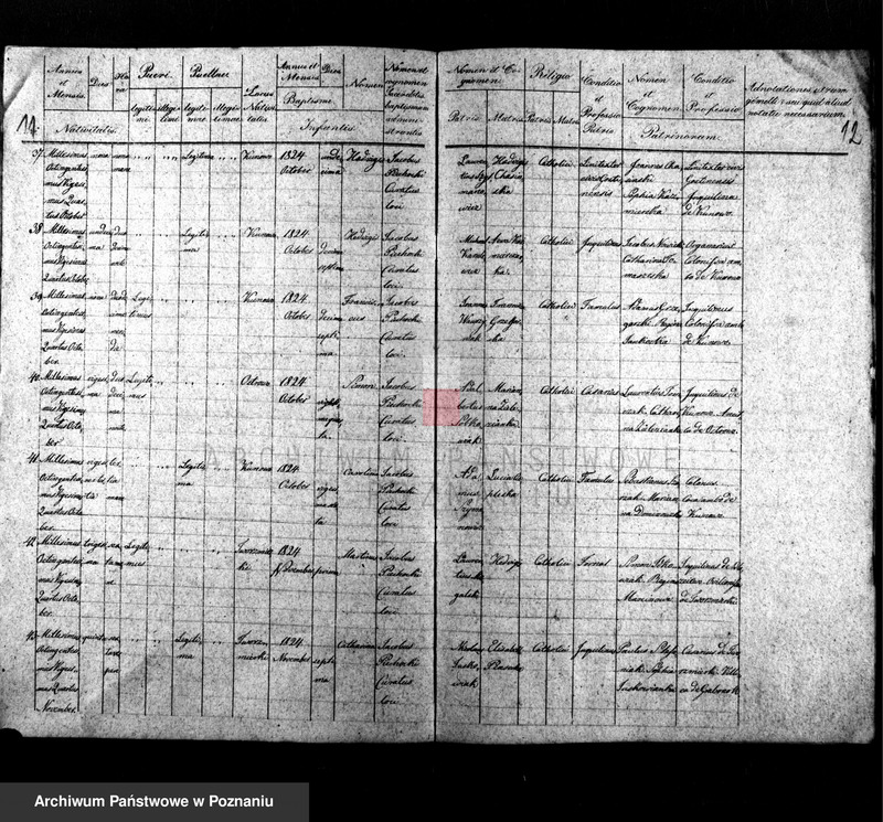 Obraz 8 z jednostki "Liber baptisatorum, copulatorum, mortuorum"