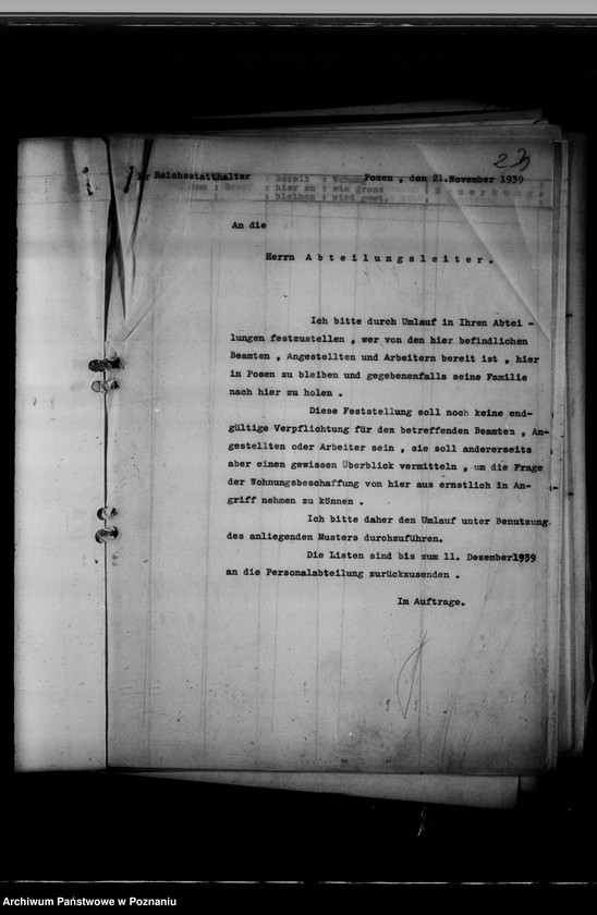 Obraz 6 z jednostki "Wohnungsfürsorge für Deutsche in Posen. Rundfunksempfanganlagen"